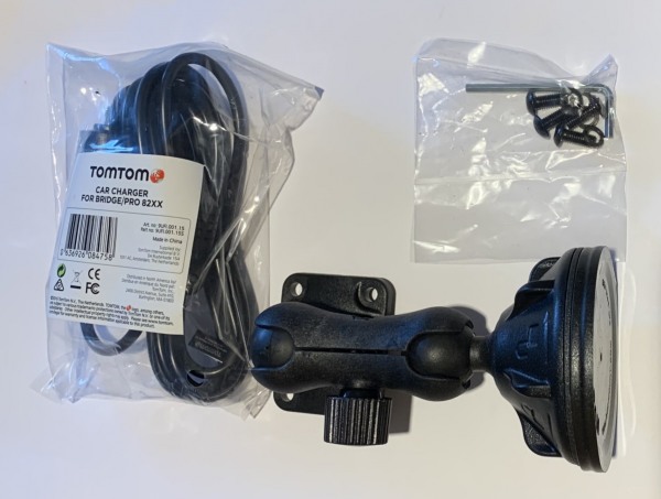 TomTom RAM-vindrutefäste + Billaddare f. TomTom PRO 8375